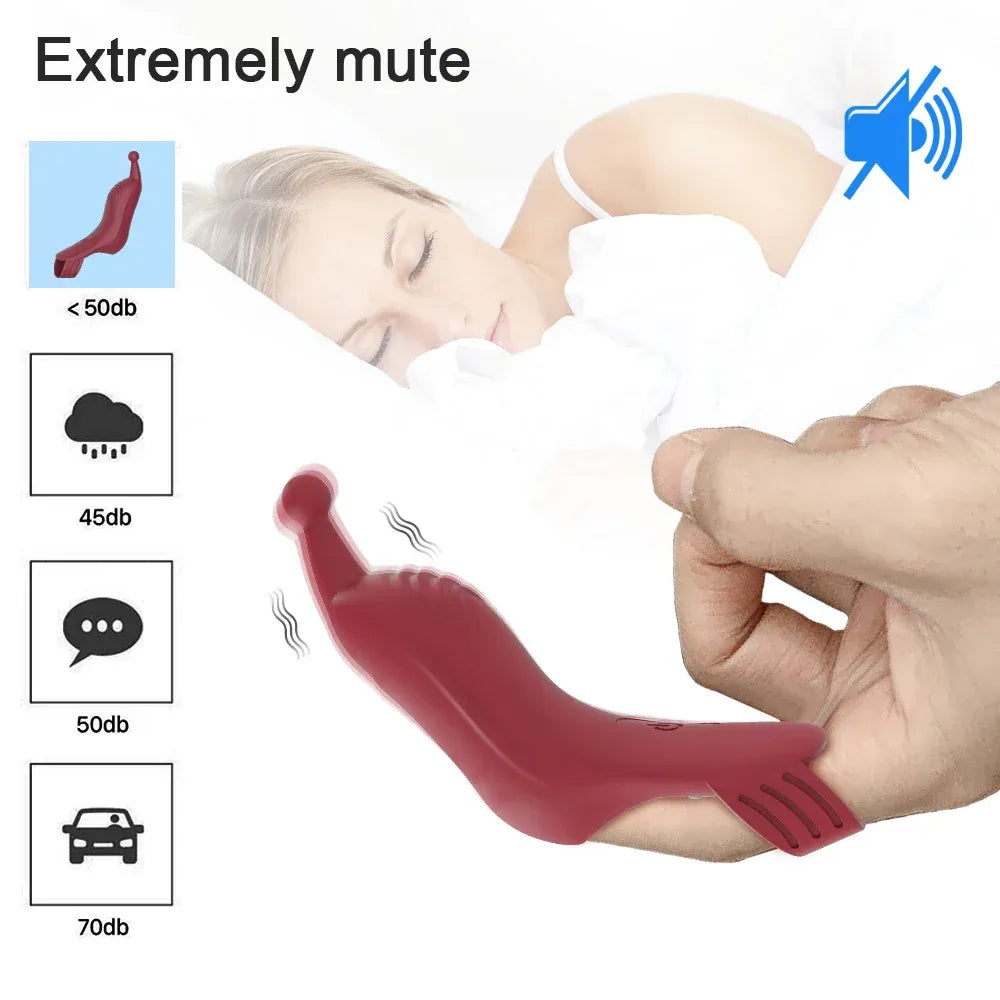 Intense Finger Vibrator for Women - Nipple & Clit Stimulation - Couples' Sex Toy-3
