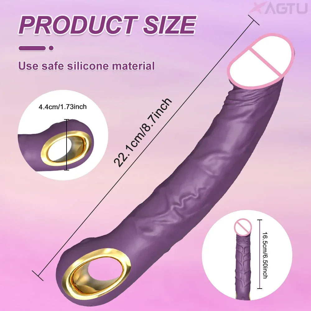 Intense Vibrating Dildo for Female Pleasure-2