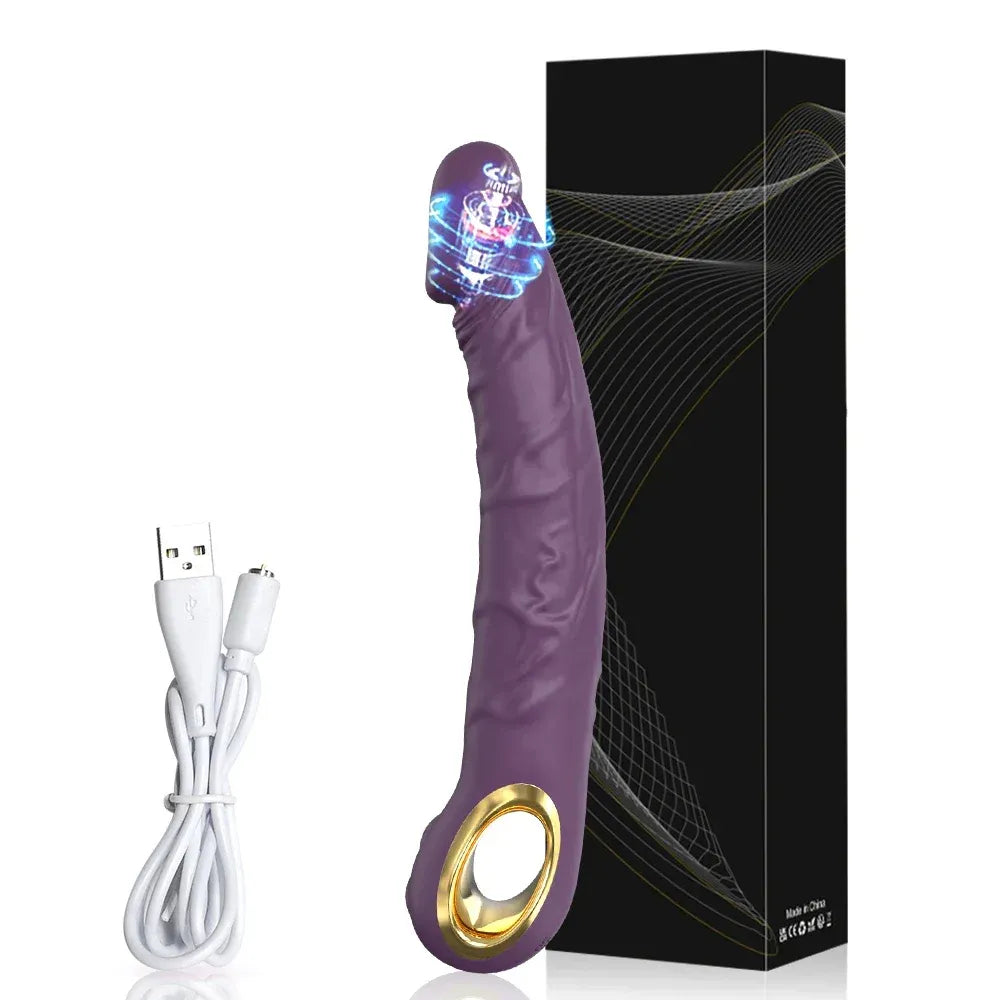 Intense Vibrating Dildo for Female Pleasure-5