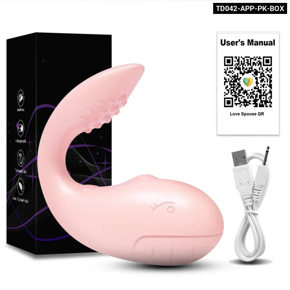 Interactive Vibrating Love Egg Dual Motor Panty Vibrator for Couples-5