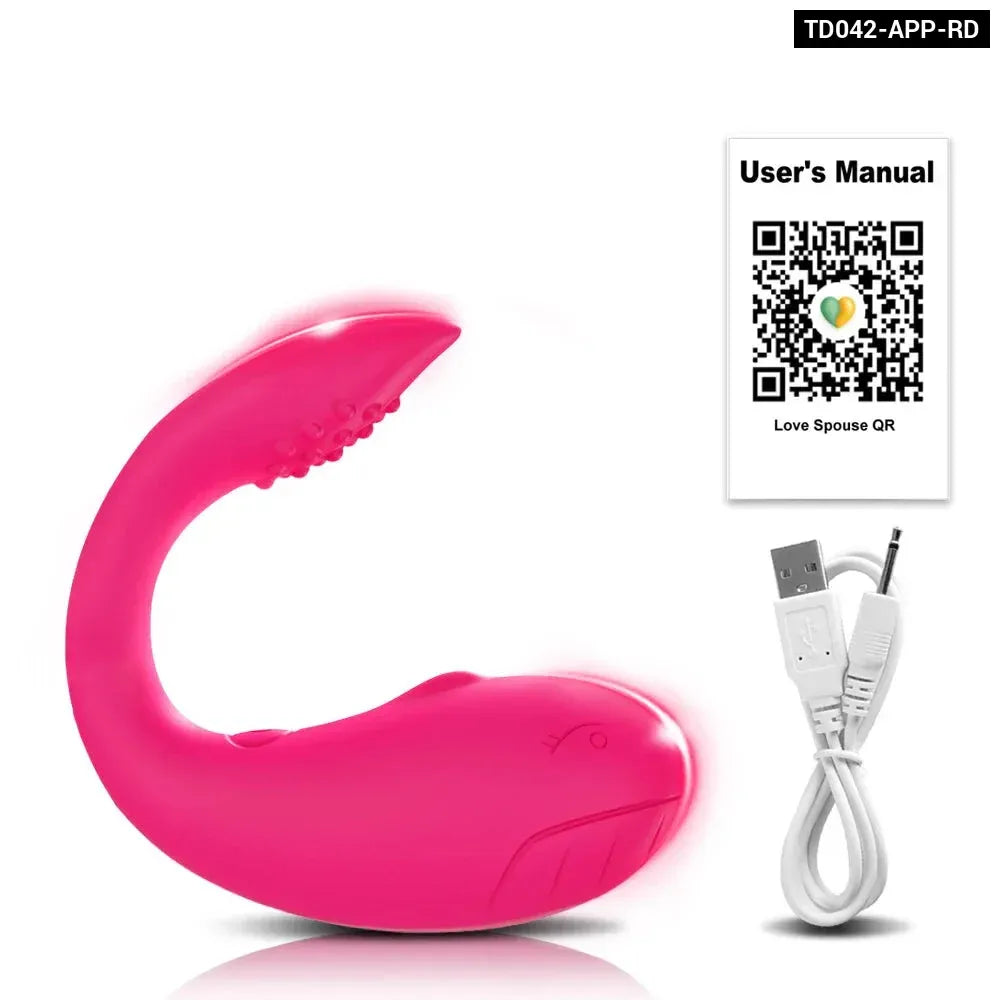Interactive Vibrating Love Egg Dual Motor Panty Vibrator for Couples-6