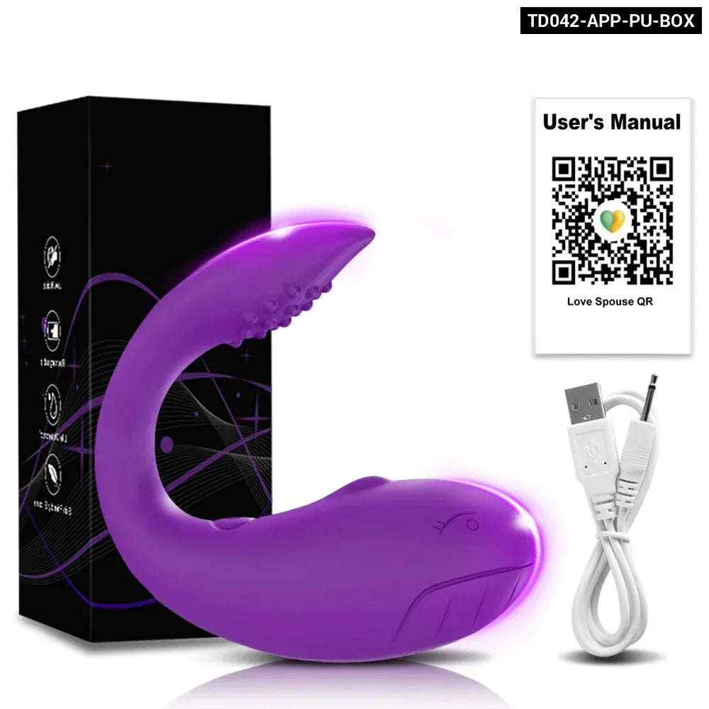 Interactive Vibrating Love Egg Dual Motor Panty Vibrator for Couples-7