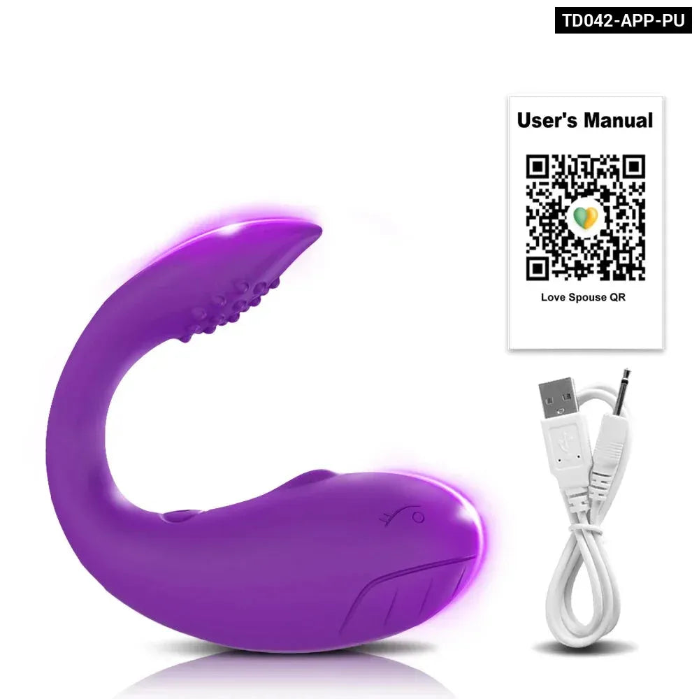 Interactive Vibrating Love Egg Dual Motor Panty Vibrator for Couples-10