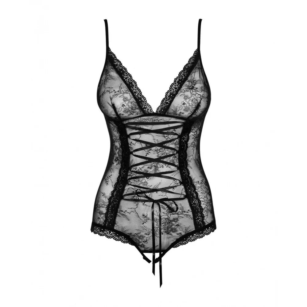 Lacy Bodysuit Slevika By Obsessive Slevika Teddy Xxl/Xxxl-2
