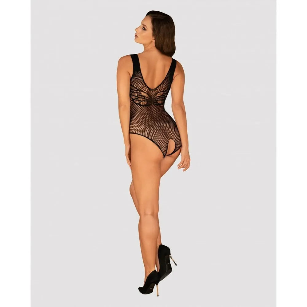 Leotard By Obsessive B134 Black Xl/Xxl-2