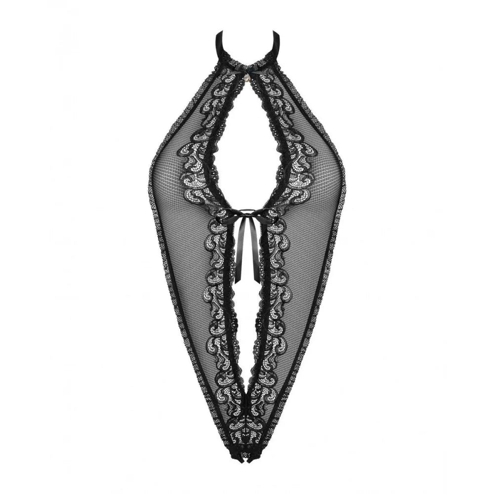 Leotard By Obsessive E31285 Black L/Xl-0