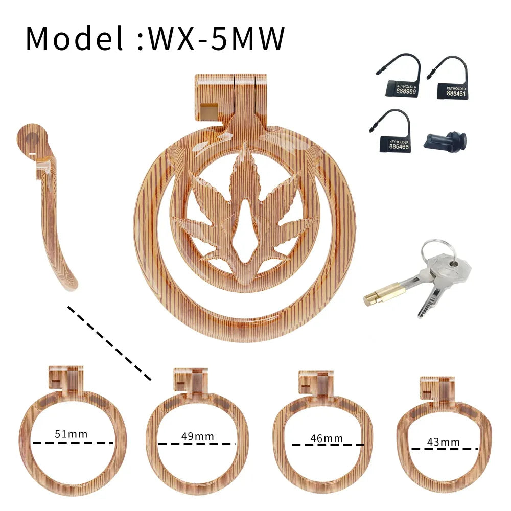 Lightweight Male Chastity Cage Cock Cage for Men Bondage Device Abstinence Bdsm-16