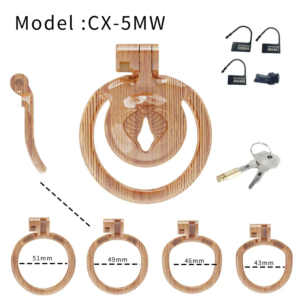 Lightweight Male Chastity Cage Cock Cage for Men Bondage Device Abstinence Bdsm-10