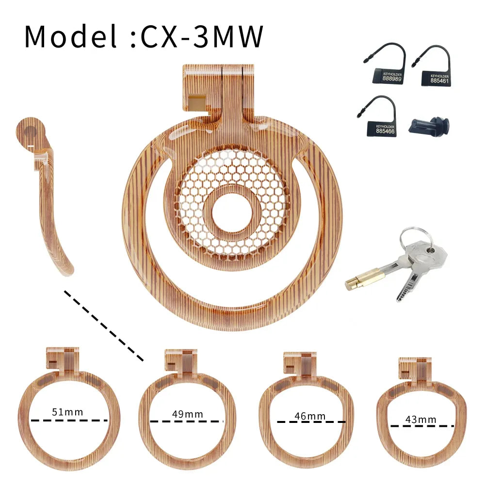 Lightweight Male Chastity Cage Cock Cage for Men Bondage Device Abstinence Bdsm-13