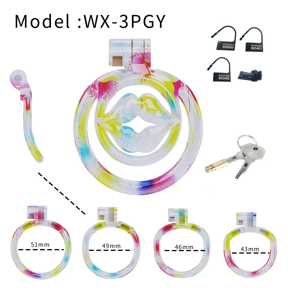 Lightweight Male Chastity Cage Cock Cage for Men Bondage Device Abstinence Bdsm-14
