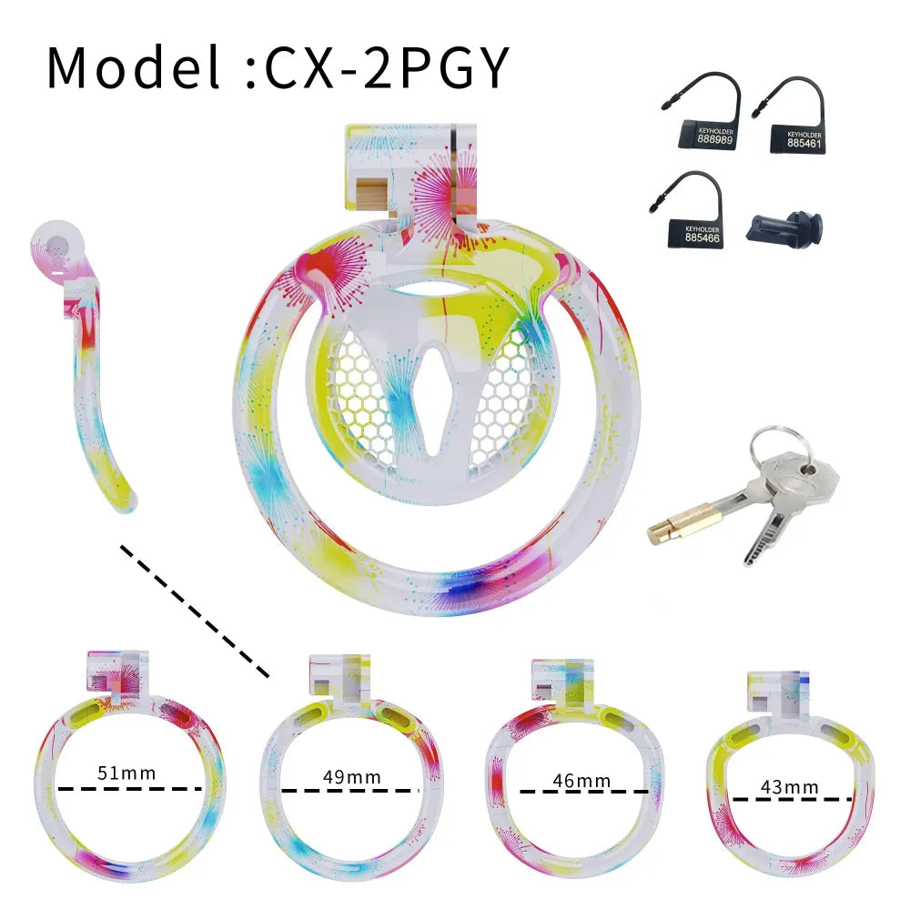 Lightweight Male Chastity Cage Cock Cage for Men Bondage Device Abstinence Bdsm-12