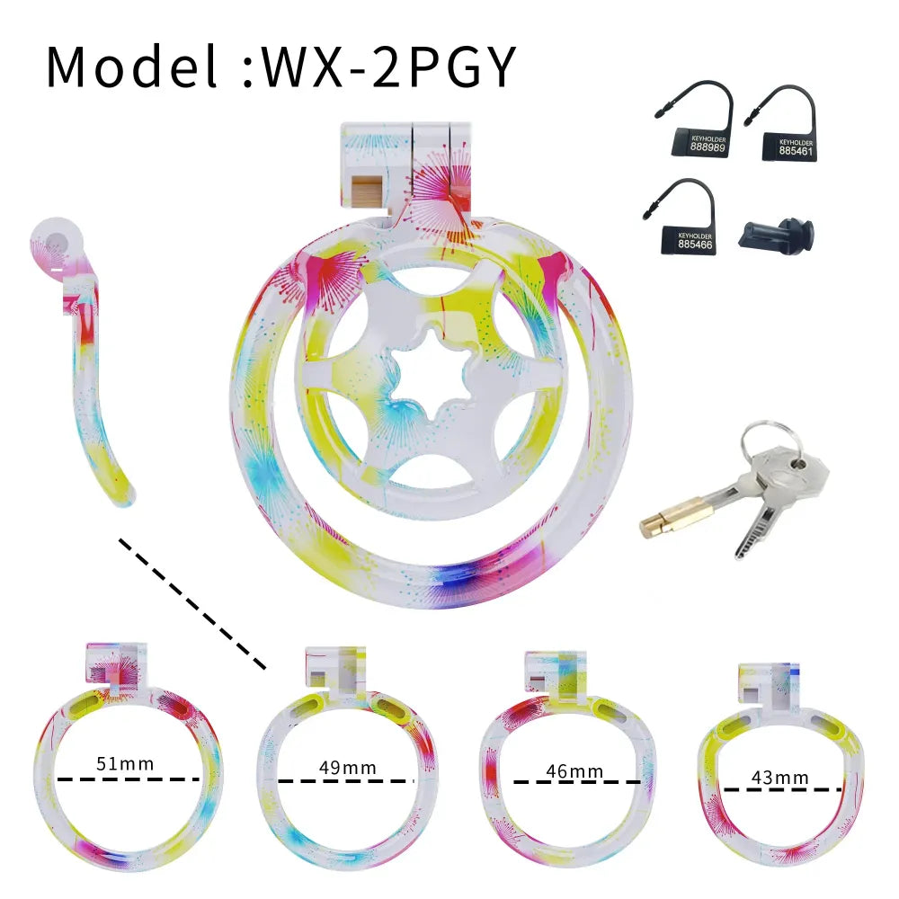 Lightweight Male Chastity Cage Cock Cage for Men Bondage Device Abstinence Bdsm-13