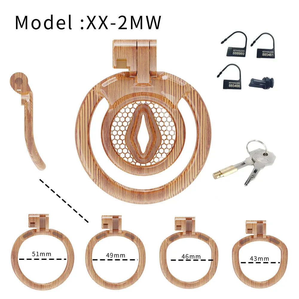 Lightweight Male Chastity Cage Cock Cage for Men Bondage Device Abstinence Bdsm-12