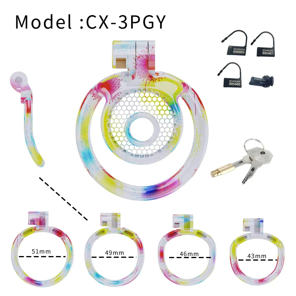 Lightweight Male Chastity Cage Cock Cage for Men Bondage Device Abstinence Bdsm-9