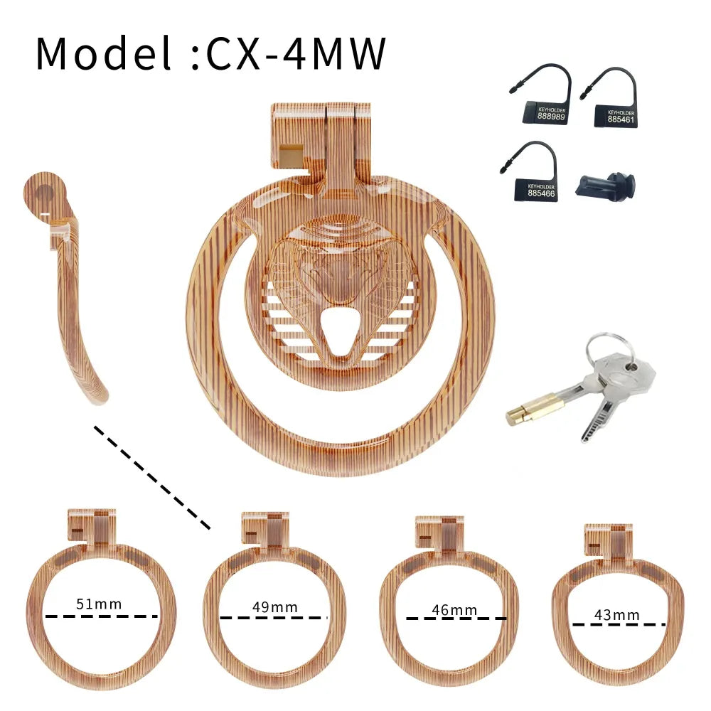 Lightweight Male Chastity Cage Cock Cage for Men Bondage Device Abstinence Bdsm-11