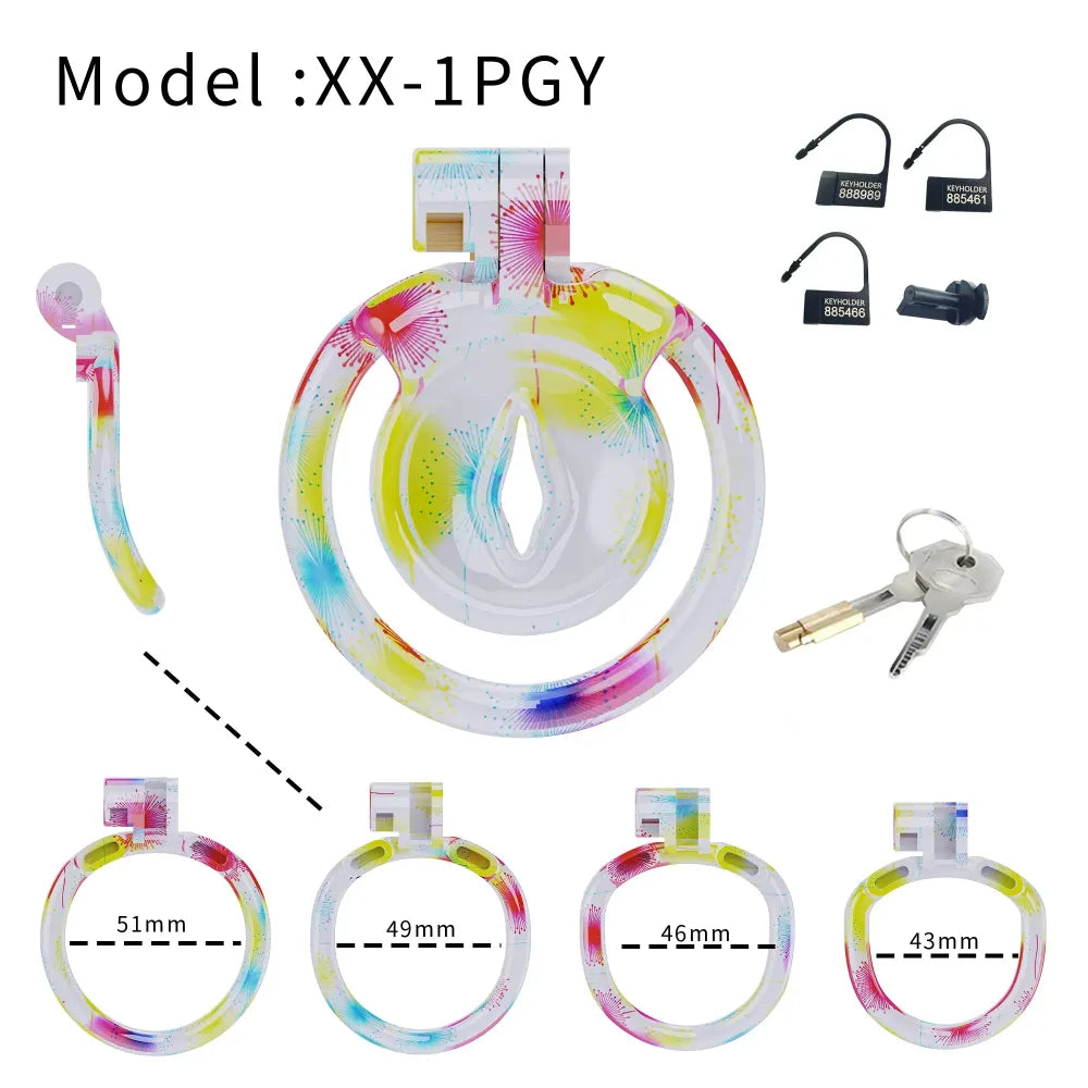 Lightweight Male Chastity Cage Cock Cage for Men Bondage Device Abstinence Bdsm-5