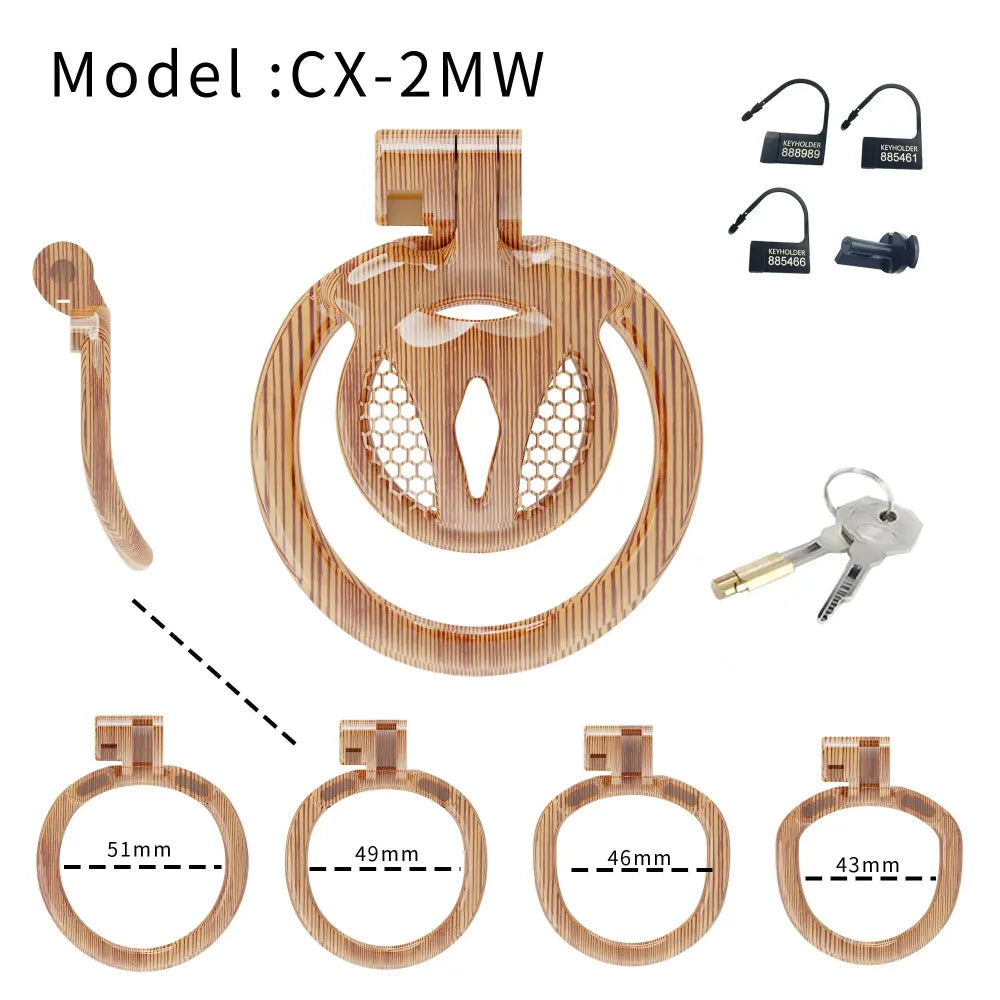 Lightweight Male Chastity Cage Cock Cage for Men Bondage Device Abstinence Bdsm-15