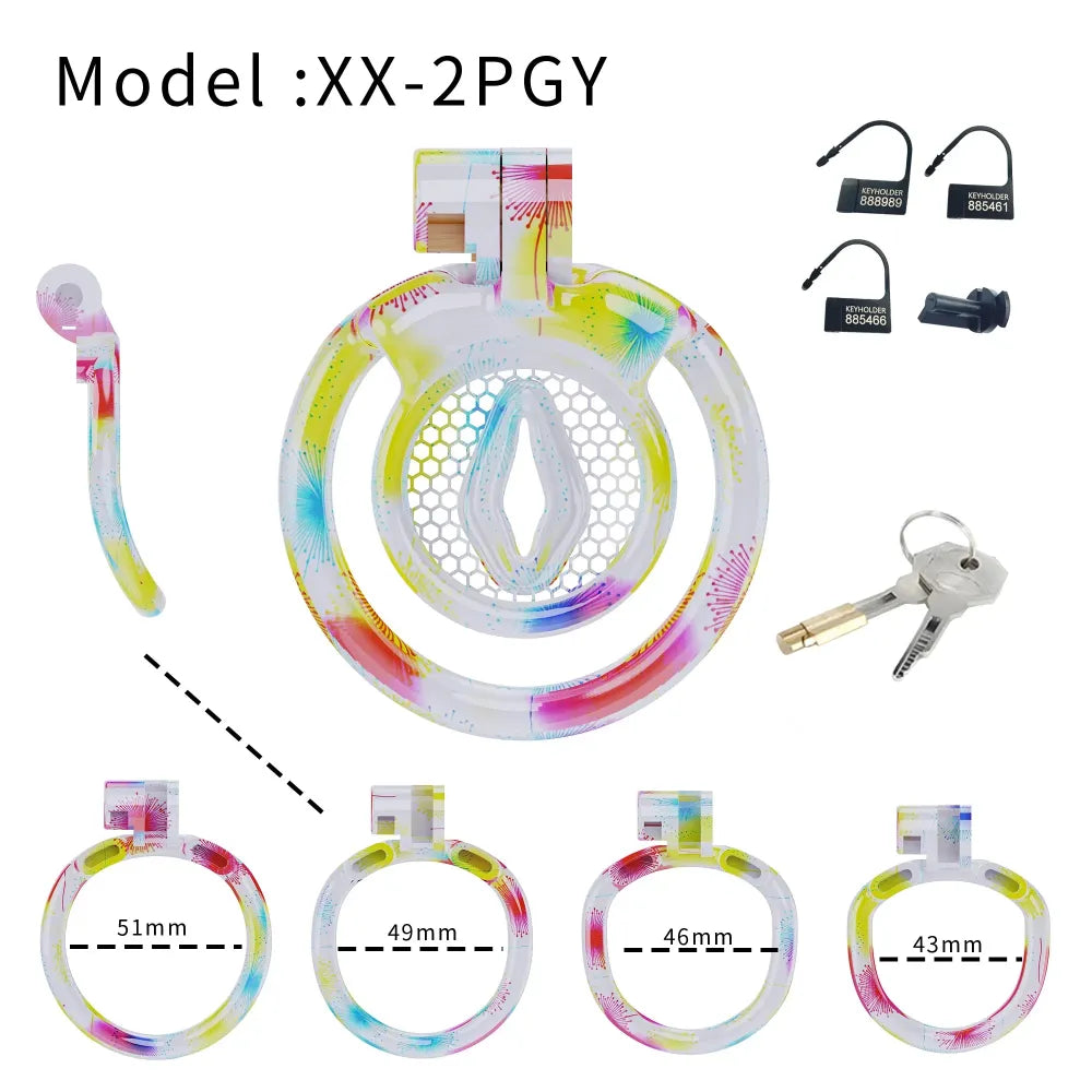 Lightweight Male Chastity Cage Cock Cage for Men Bondage Device Abstinence Bdsm-6