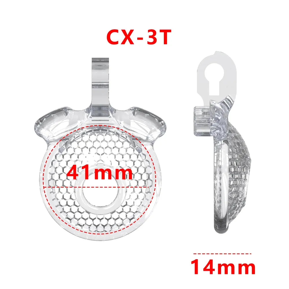 Lightweight Male Chastity Cage Cock Lock for Men Bondage-6