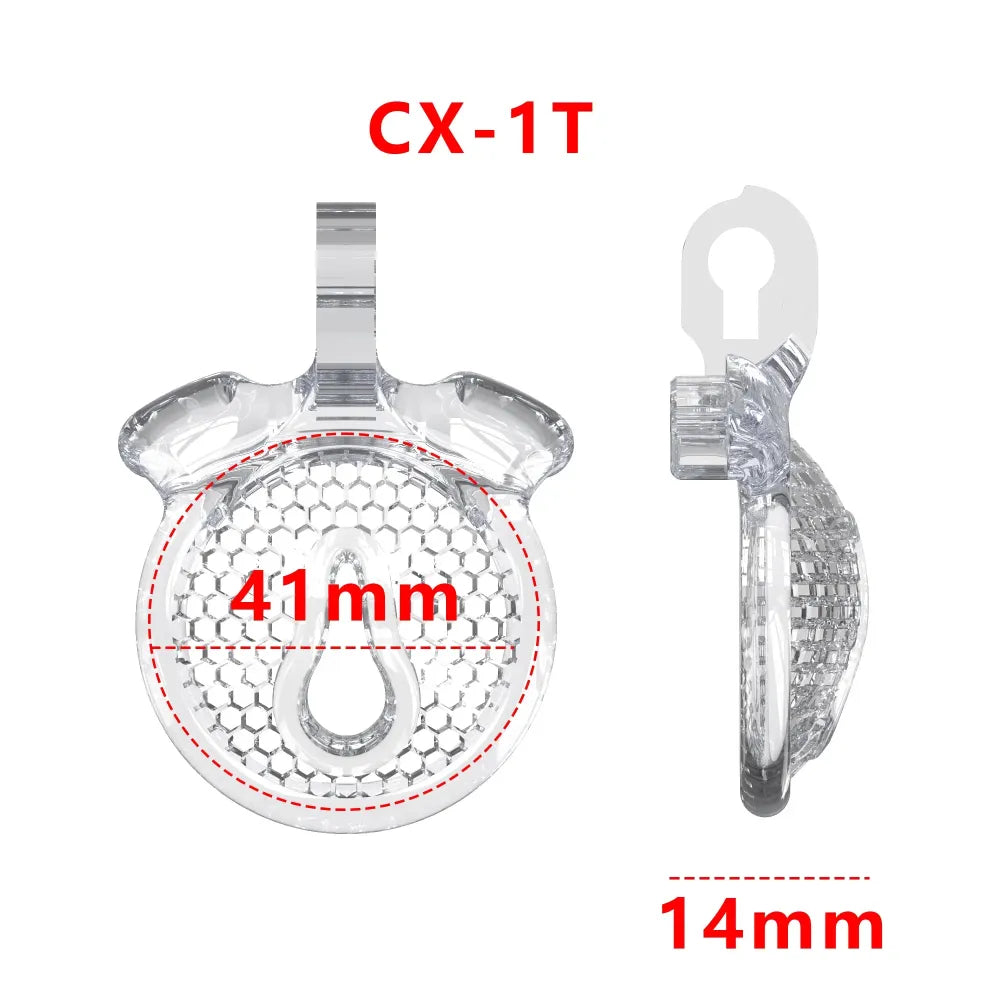 Lightweight Male Chastity Cage Cock Lock for Men Bondage-7