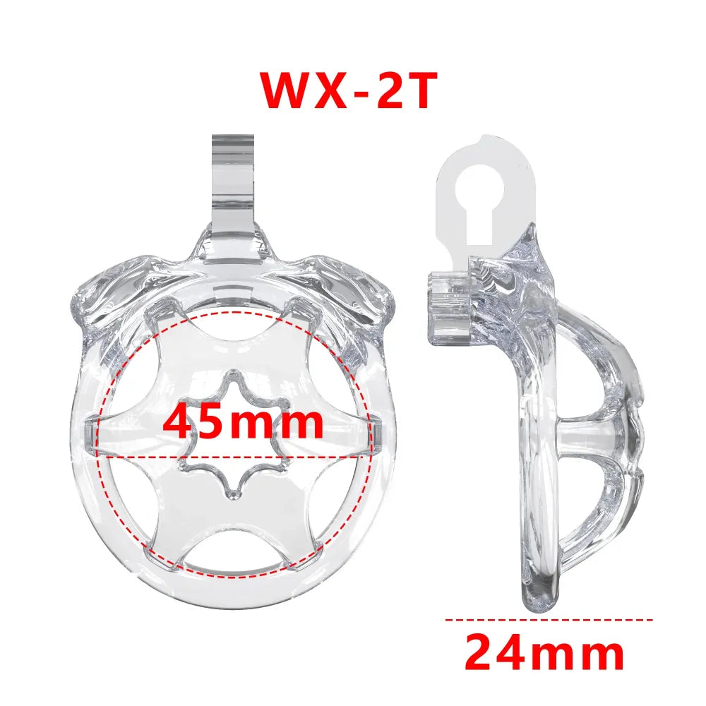 Lightweight Male Chastity Cage Cock Lock for Men Bondage-4