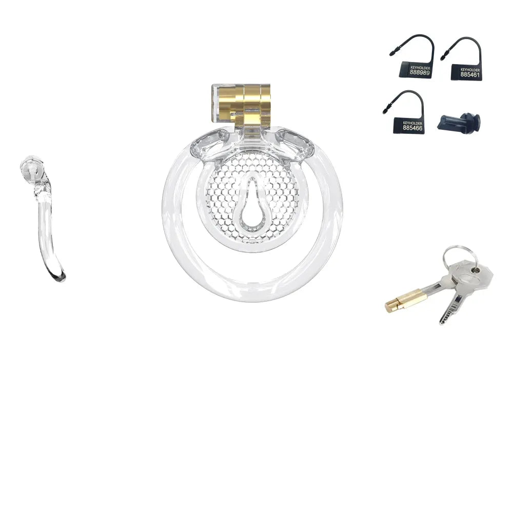 Lightweight Male Chastity Cage Cock Lock for Men Bondage-0