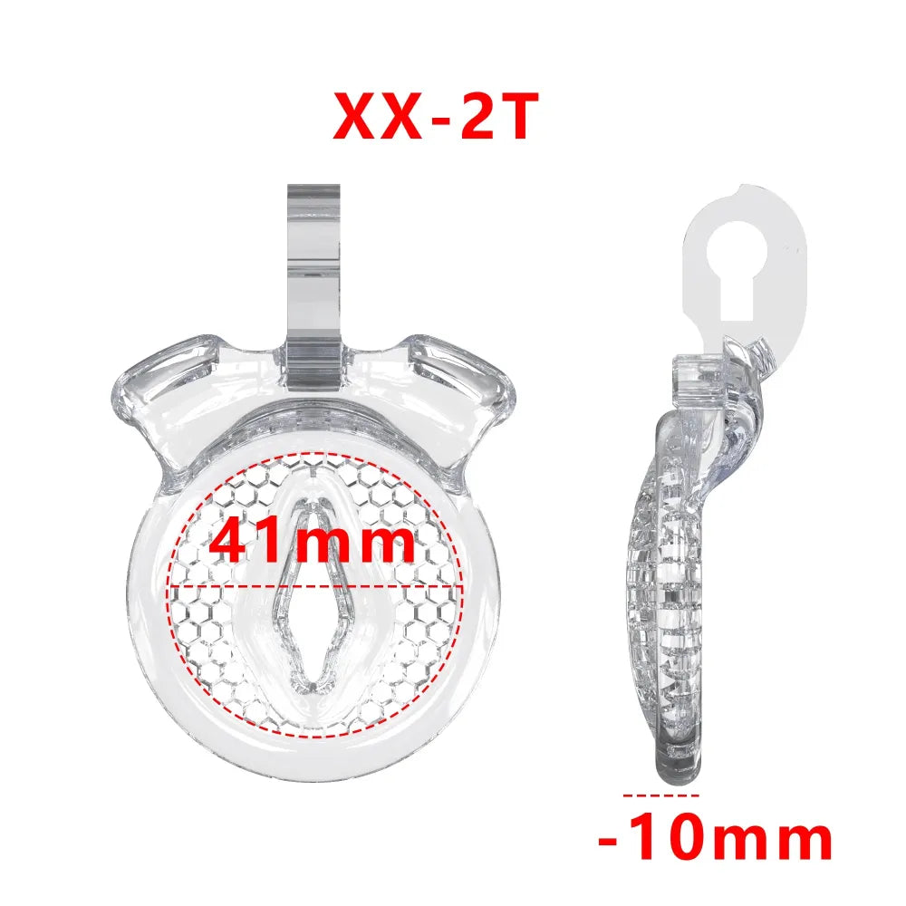 Lightweight Male Chastity Cage Cock Lock for Men Bondage-5