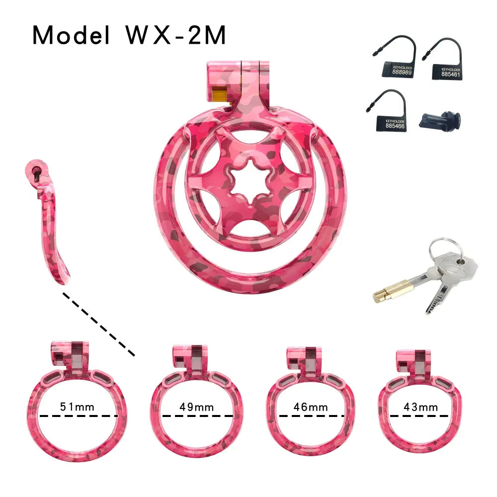 Lightweight Male Chastity Cage Invisible Lock for Men Penis Exercise Gear Adult Bdsm Toy-8