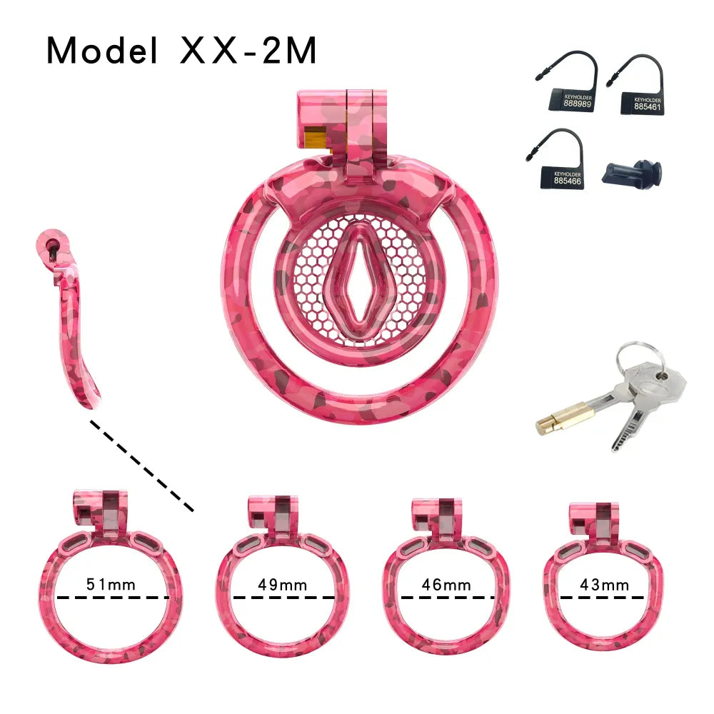 Lightweight Male Chastity Cage Invisible Lock for Men Penis Exercise Gear Adult Bdsm Toy-10