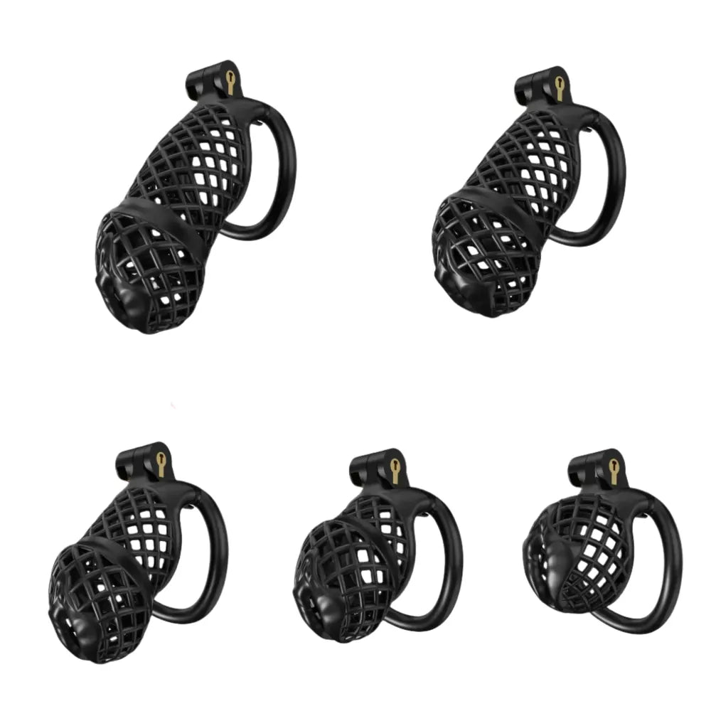 Lightweight Male Chastity Cage Plastic Cock Cage for Men-0