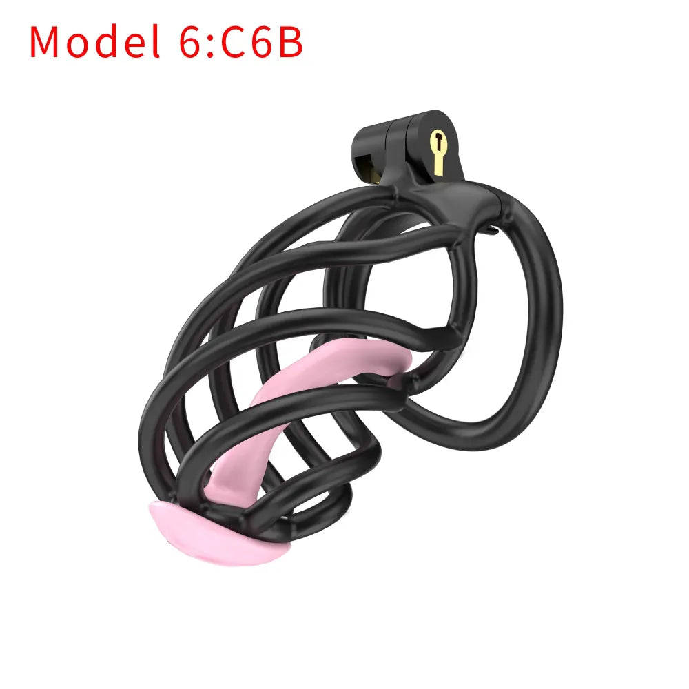 Lightweight Male Chastity Cage Plastic Cock Cage for Men for Bdsm-24