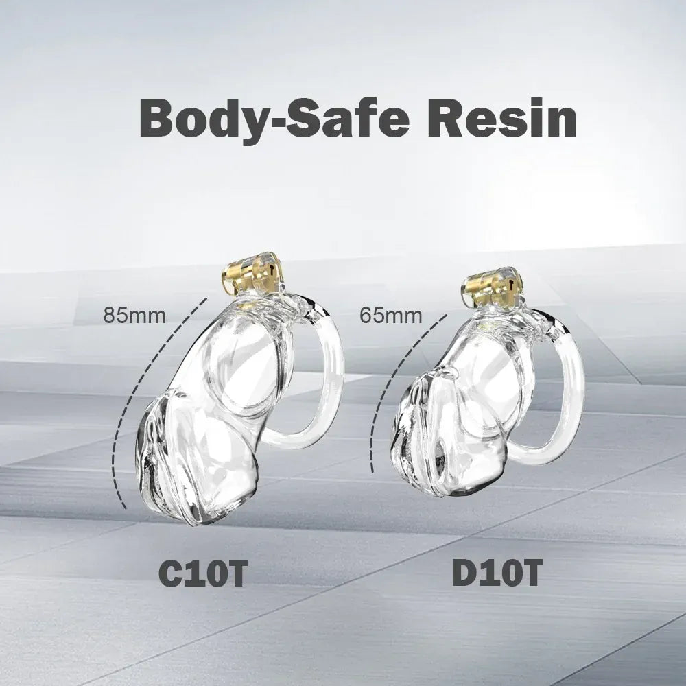 Lightweight Male Chastity Cage Plastic Cock Lock for Men Adult Bdsm Toy-4