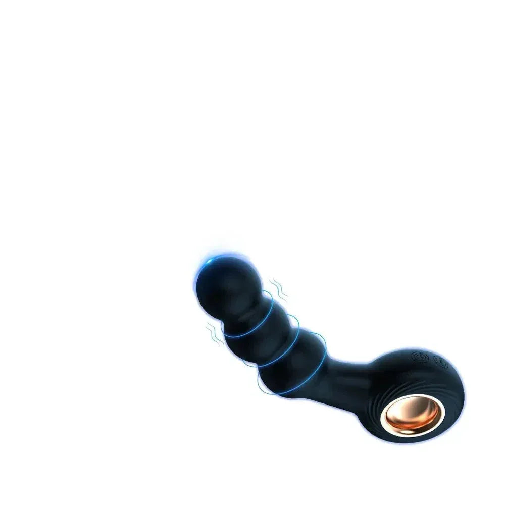 Male Prostate Massager 3 Beads Vibrating Anal Stimulation for Men-0