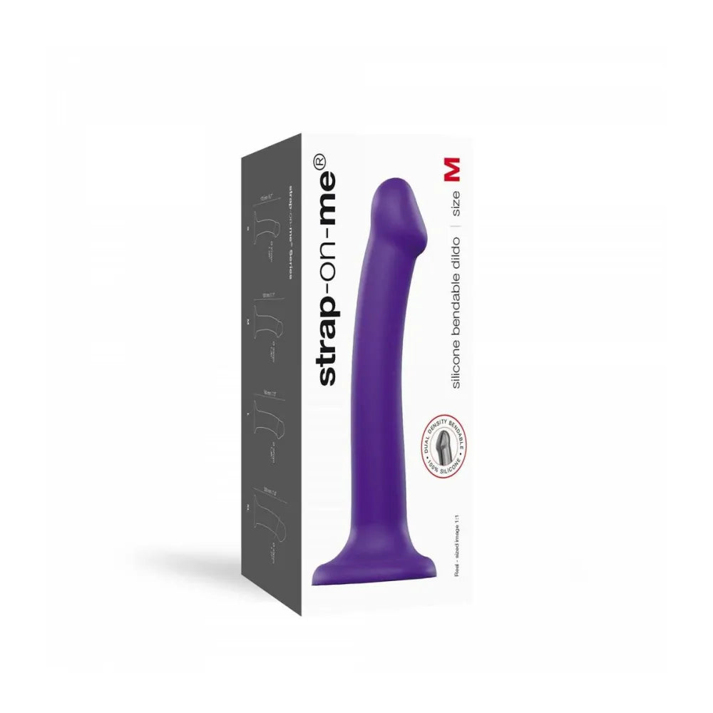 Masturbator By StrapOnMe SemiRealistic Dual Density Silicone Purple-1