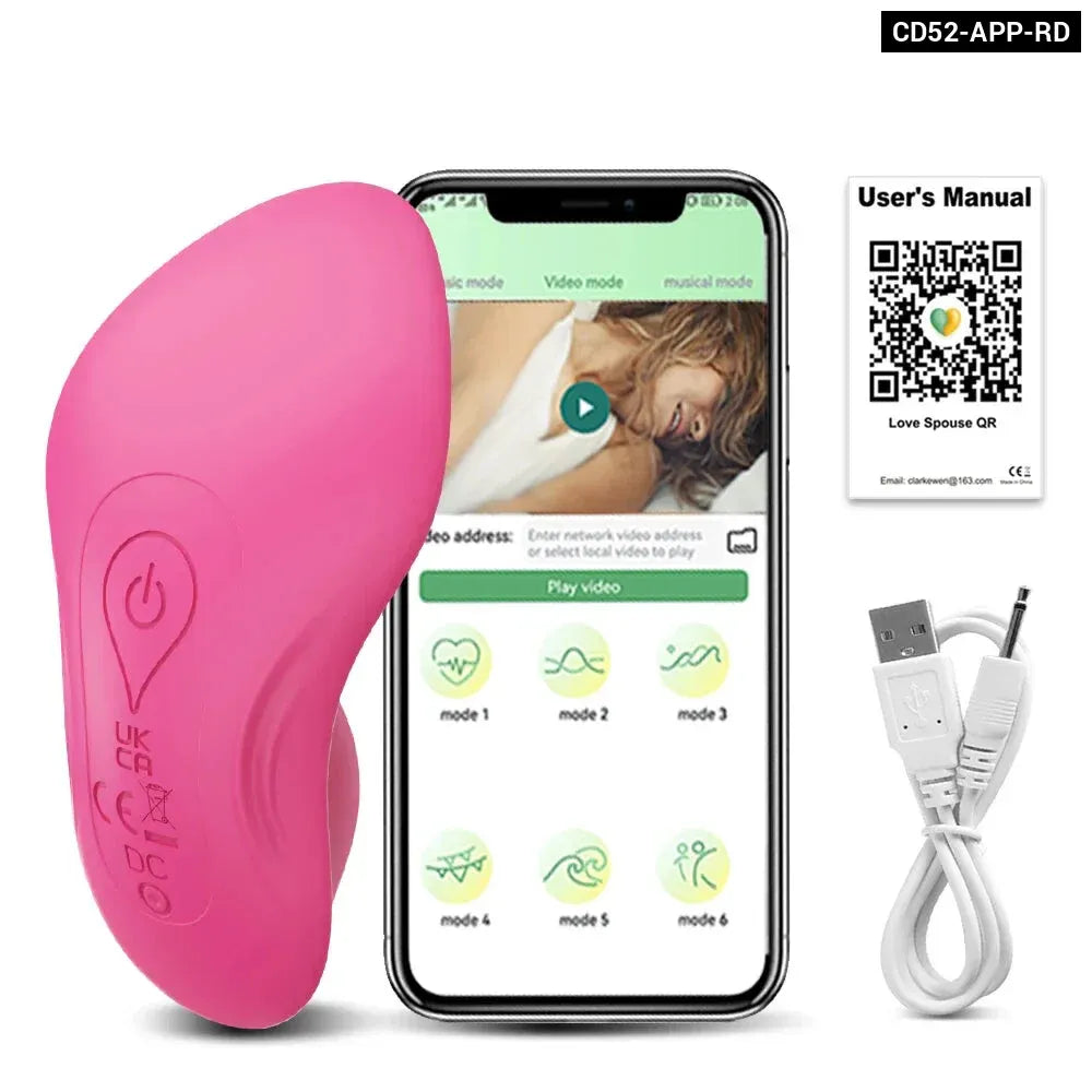 Mini Clit Vibrator for Women Wearable Panties Stimulator App Control for Couples Female Masturbator-12