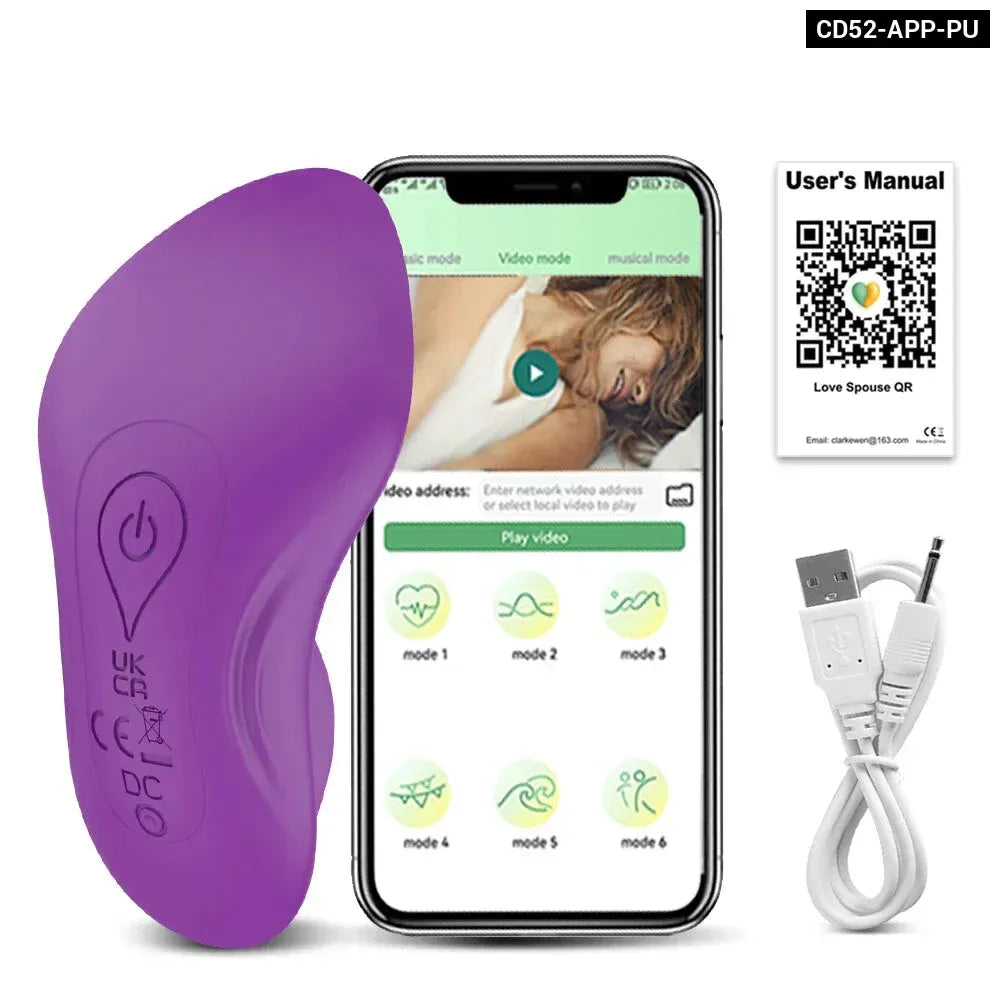 Mini Clit Vibrator for Women Wearable Panties Stimulator App Control for Couples Female Masturbator-8