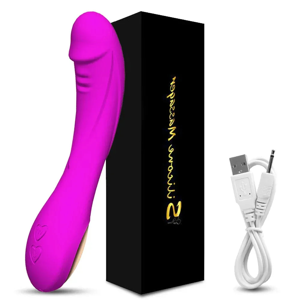Powerful G Spot Vibrator for Women Soft Skin Stimulator-6