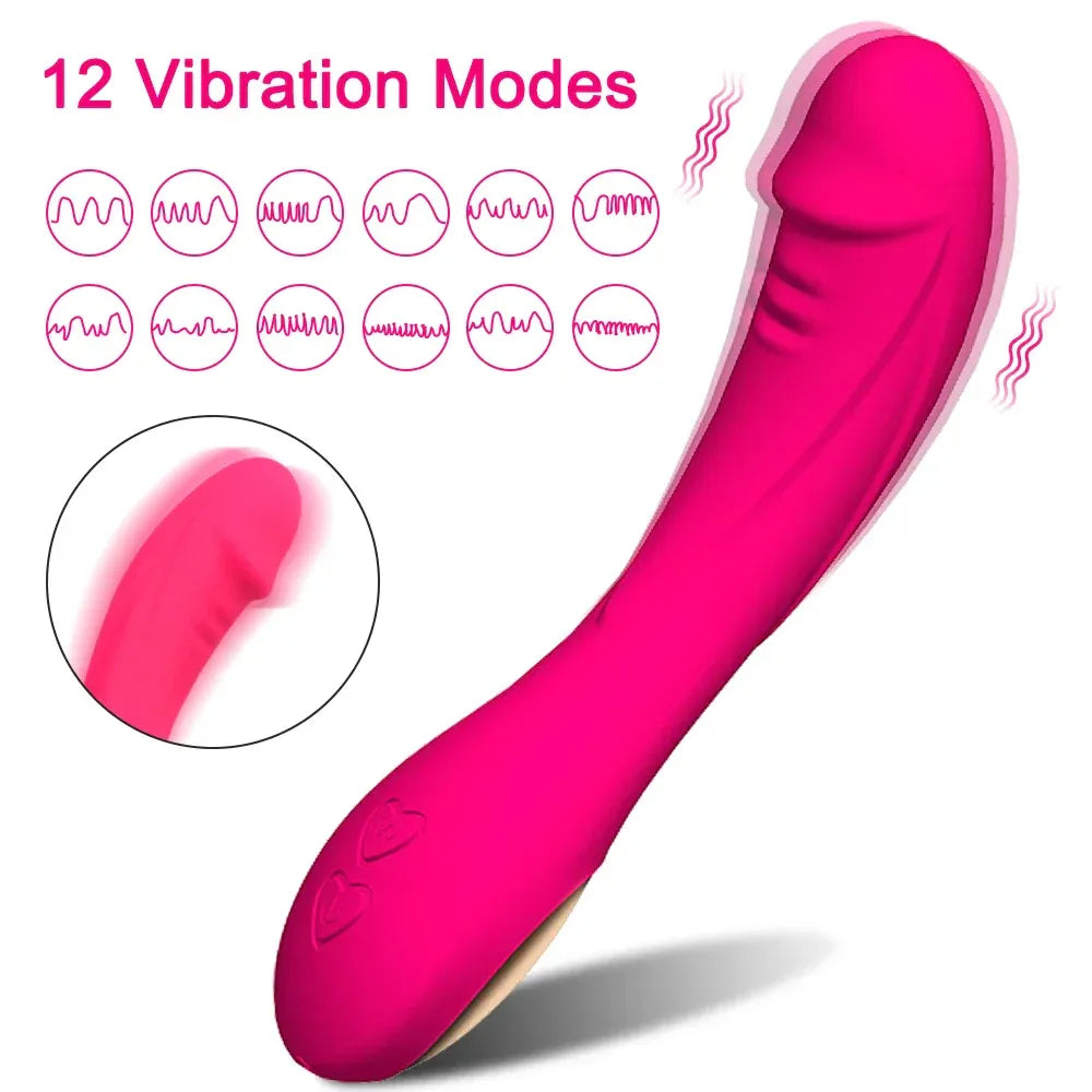Powerful G Spot Vibrator for Women Soft Skin Stimulator-2