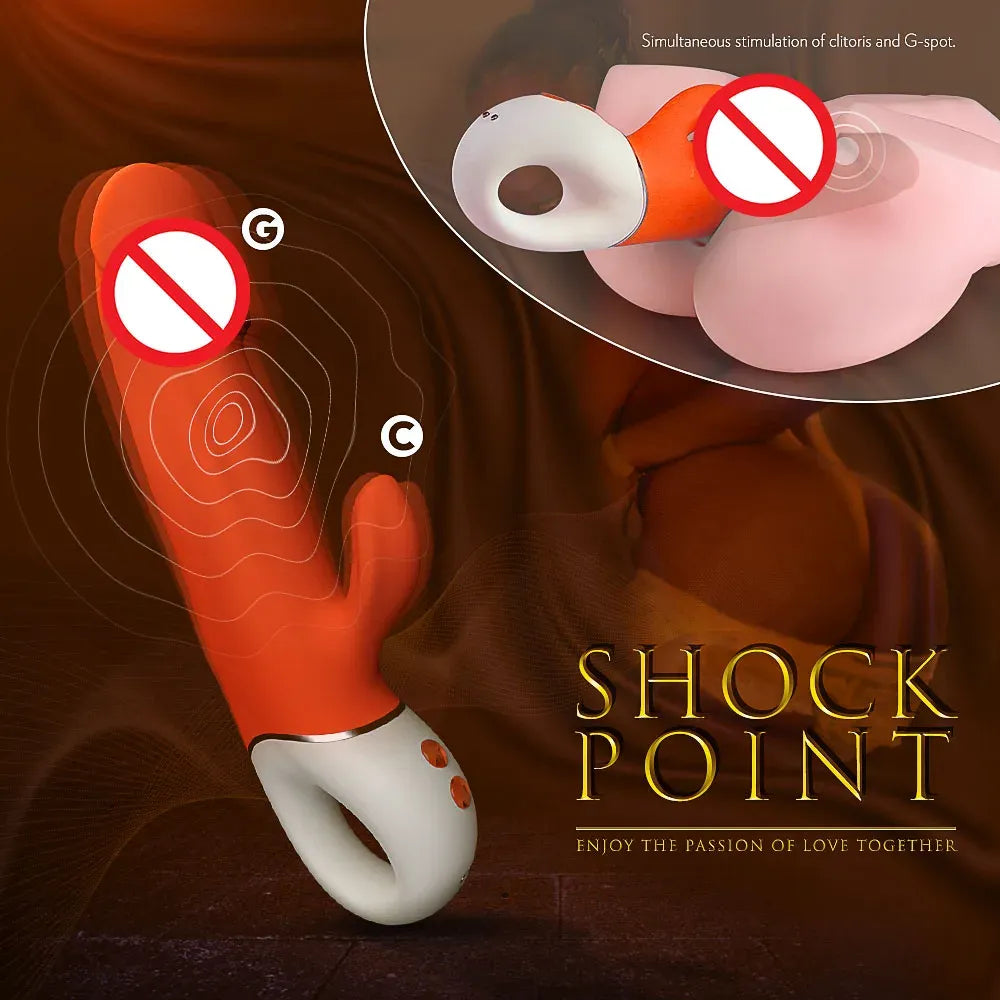 Powerful Rabbit Vibrator for G Spot Clit Stimulation-2