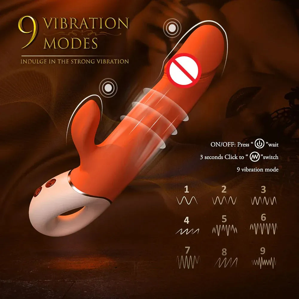 Powerful Rabbit Vibrator for G Spot Clit Stimulation-1