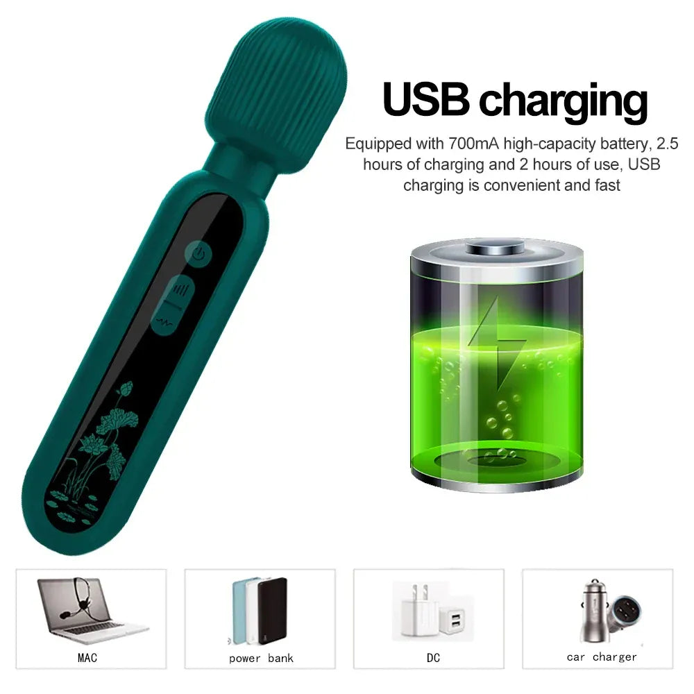 Powerful Silicone Clit Stimulator USB Rechargeable-3