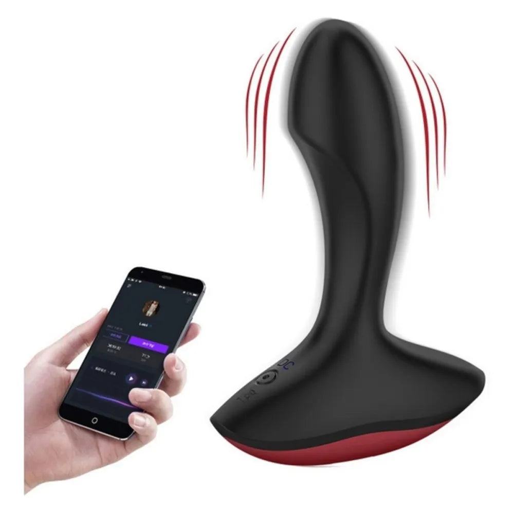 Prostate Massager By Magic Motion Solstice BlackRed-2