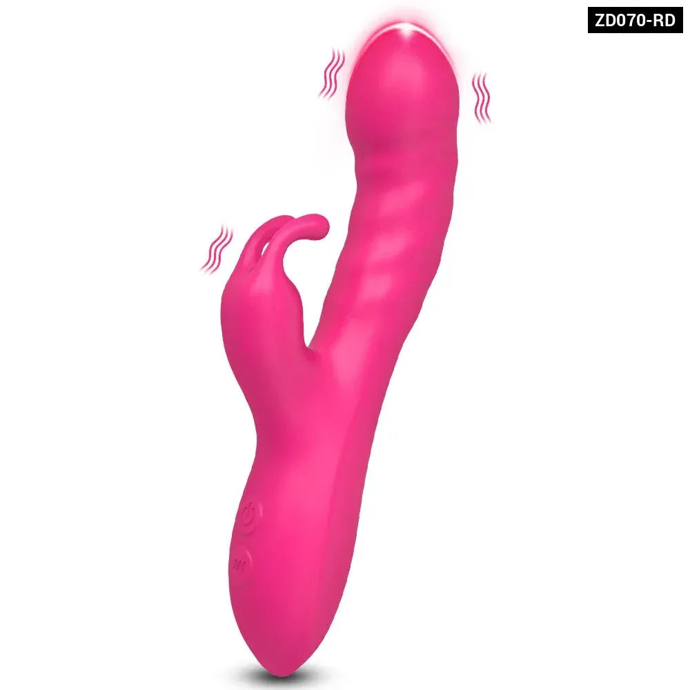 Rabbit Vibrator G Spot Vagina Nipples Stimulator-6