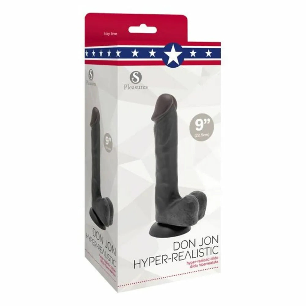 Realistic Dildo By S Pleasures Don Jon Silicone (18 Cm)-1