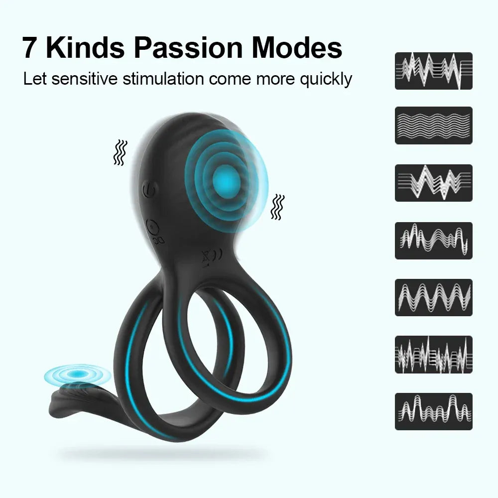 Remote Control Delay Ring for Men-1