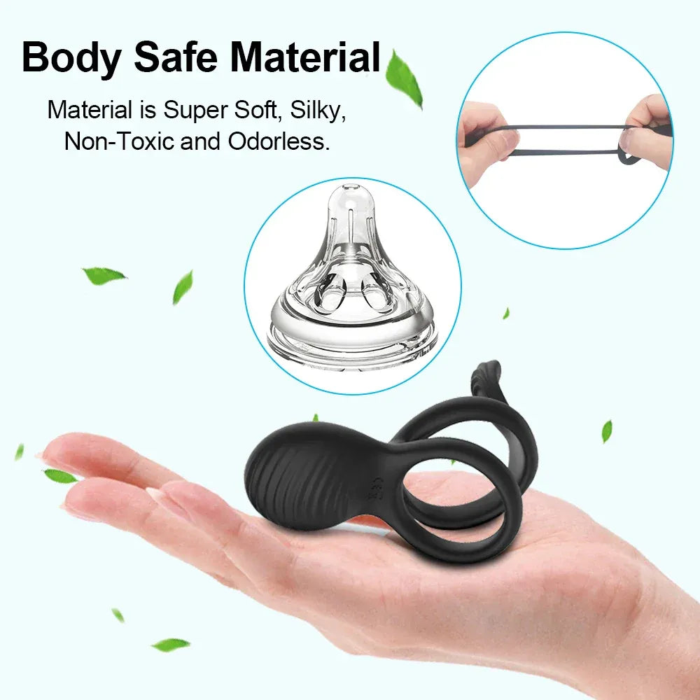 Remote Control Delay Ring for Men-4