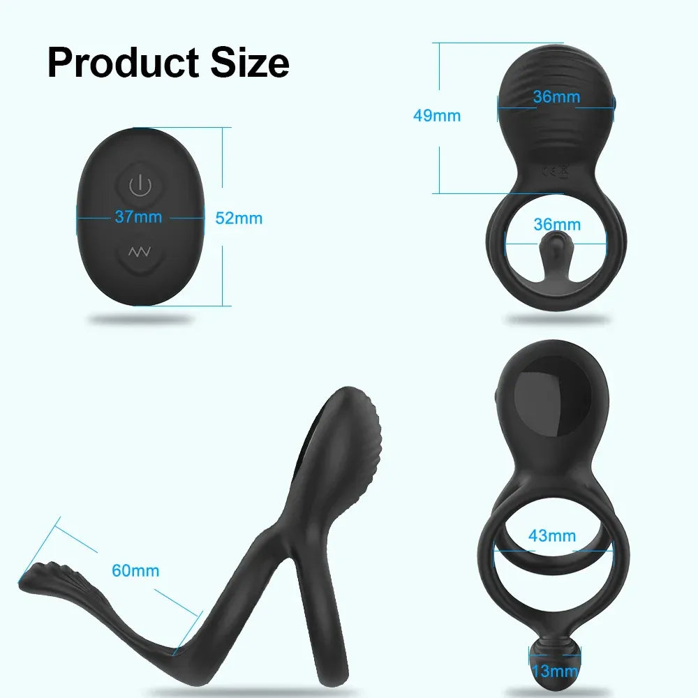 Remote Control Delay Ring for Men-2