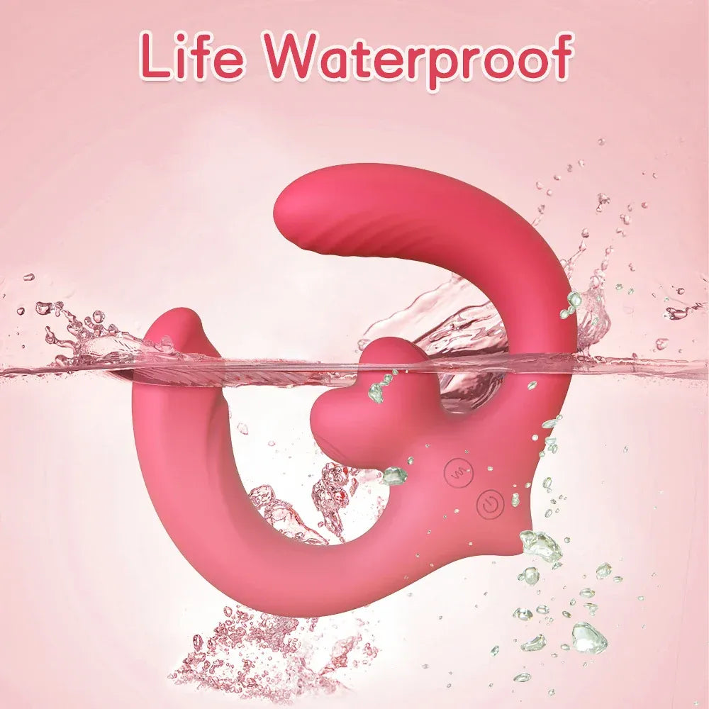 Remote Control Double Ended Vibrator for Women G Spot Nipple Stimulation-4