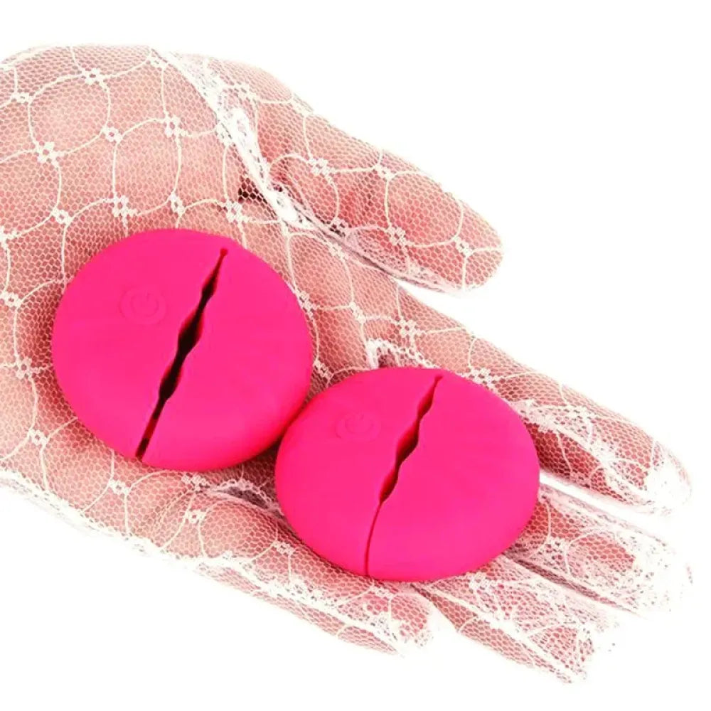 Remote Control Vibrating Nipple Clips Rechargeable Bdsm Sex Toy For Couples-2