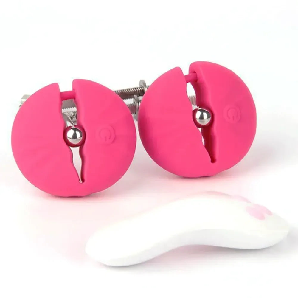 Remote Control Vibrating Nipple Clips Rechargeable Bdsm Sex Toy For Couples-0